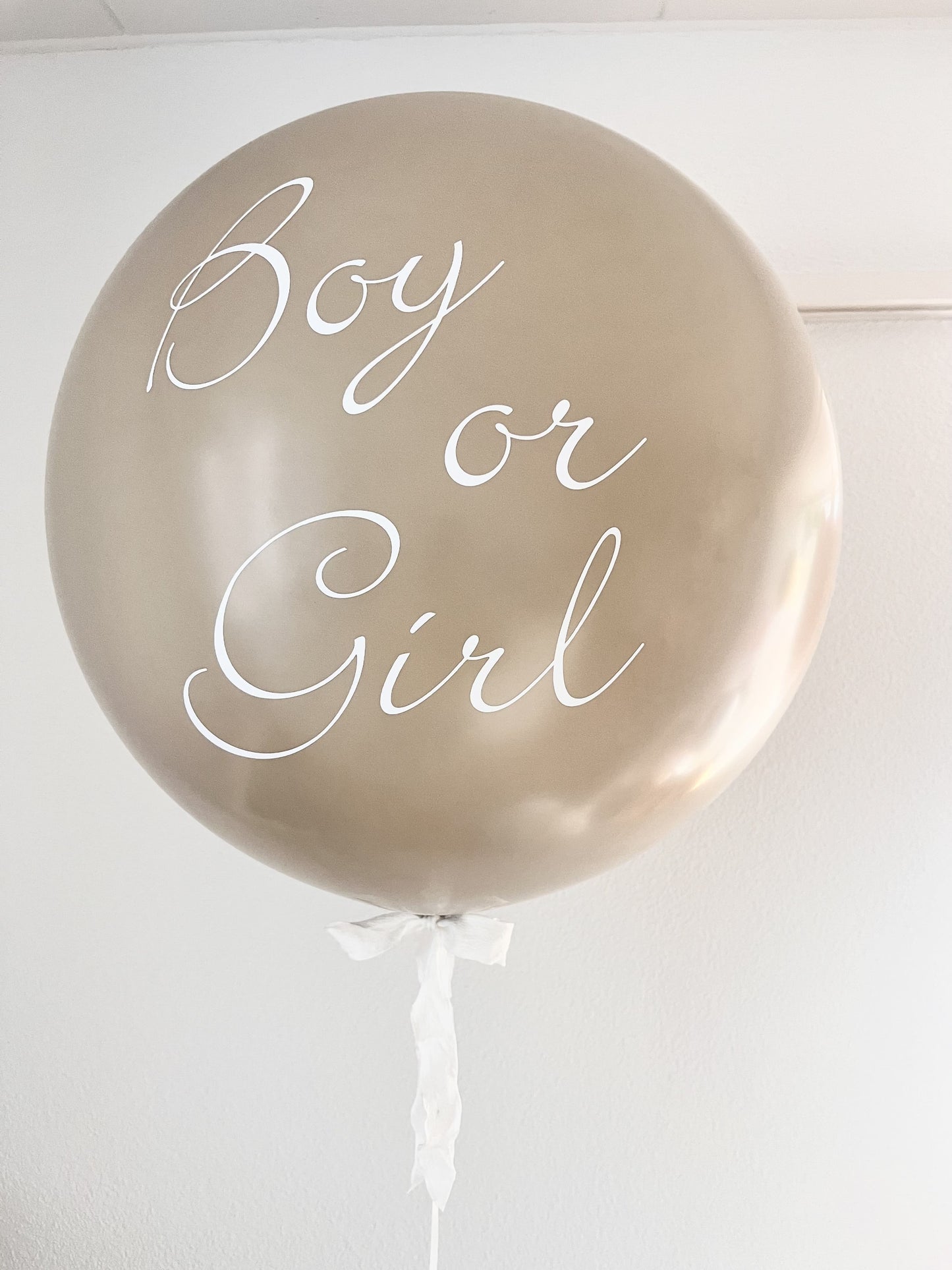 Genderreveal Ballon mit Helium