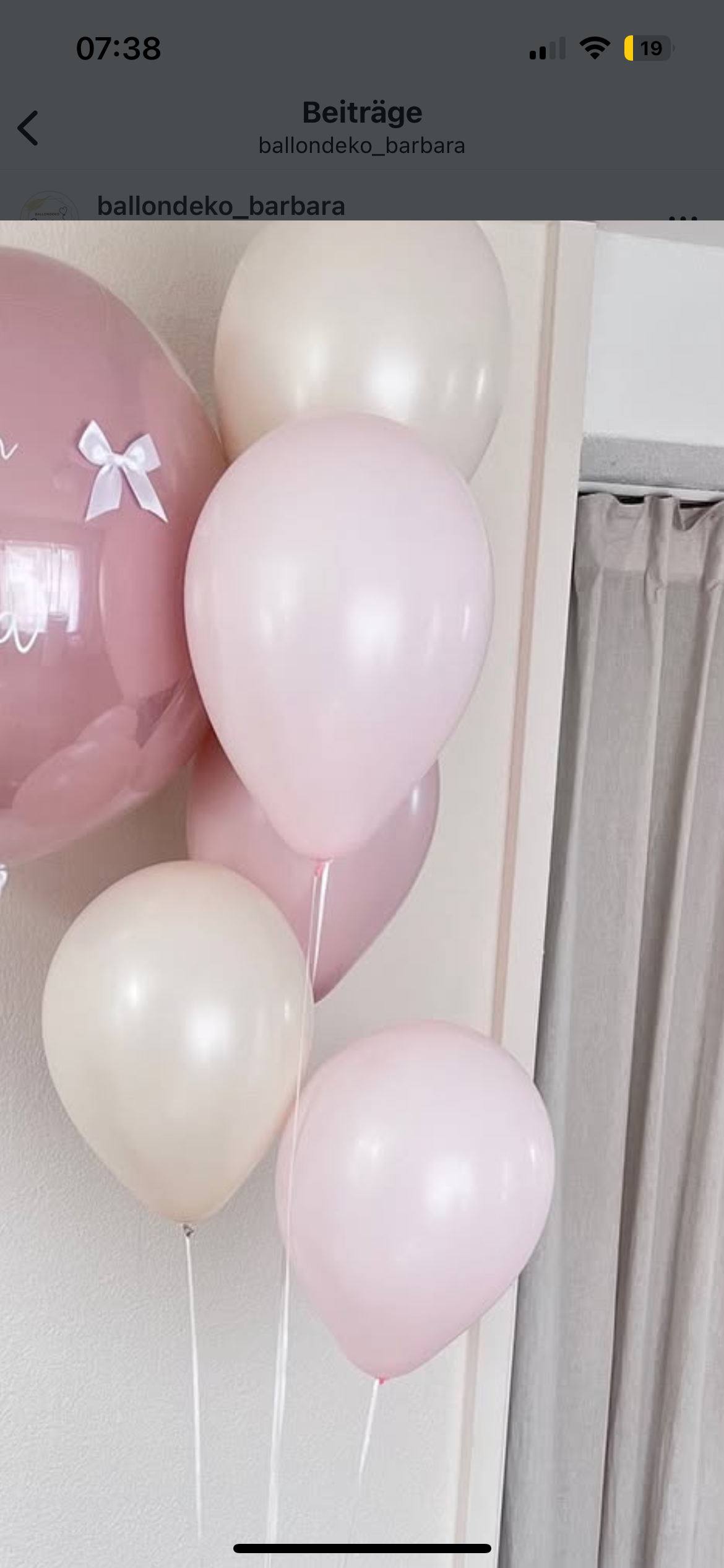 Ballonkombination mit Helium