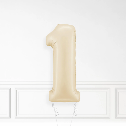 Zahlenballon 102 cm / mit Helium und Gewicht